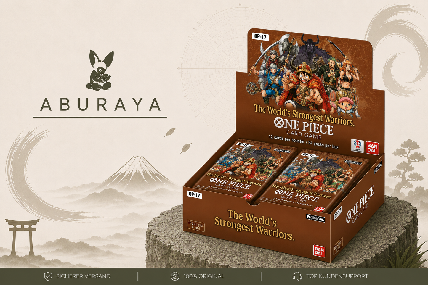 ONE PIECE CARD GAME – OP17 Display / Case - 12 Displays - Englisch