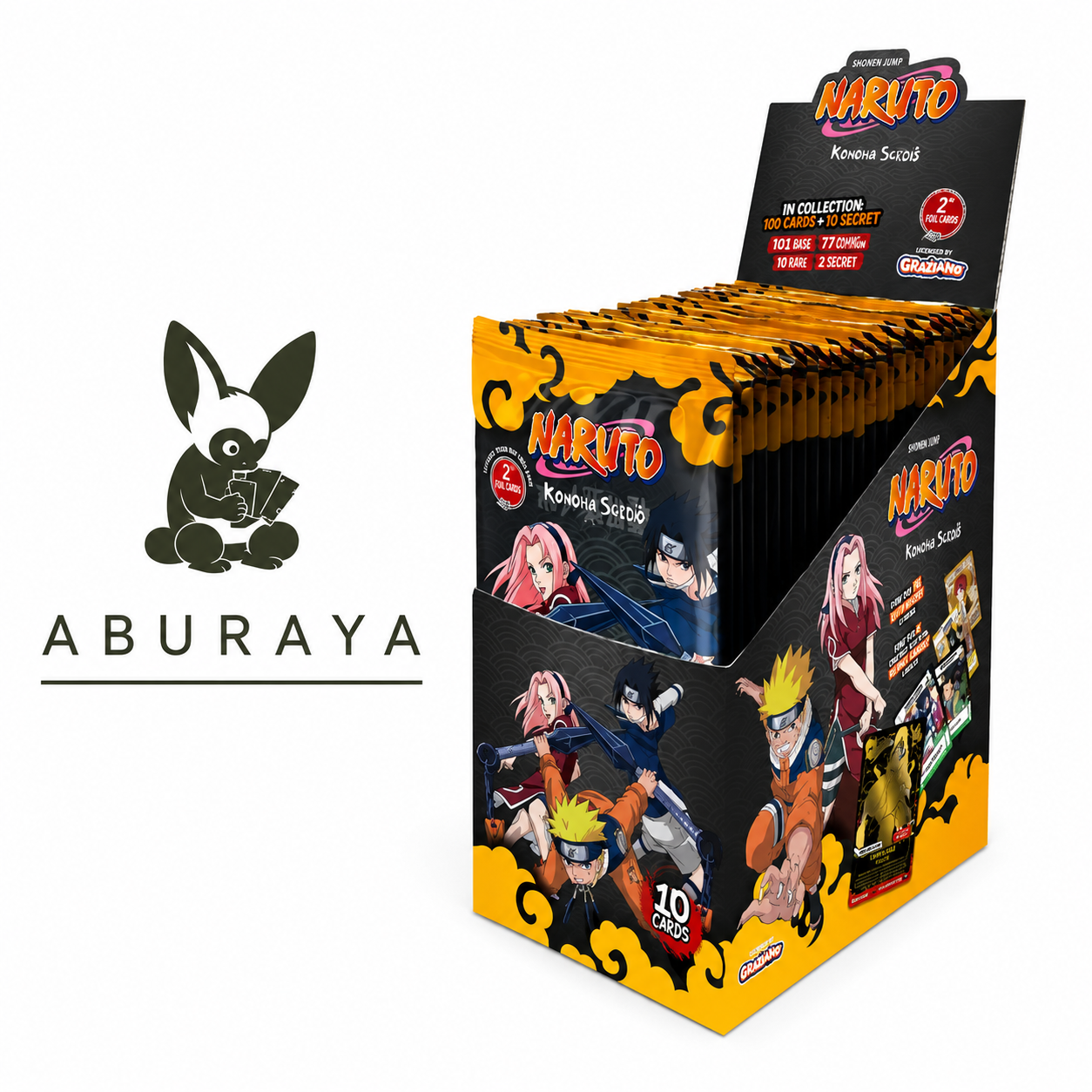 Naruto TCG – First Set 2nd Edition - Display Case Englisch