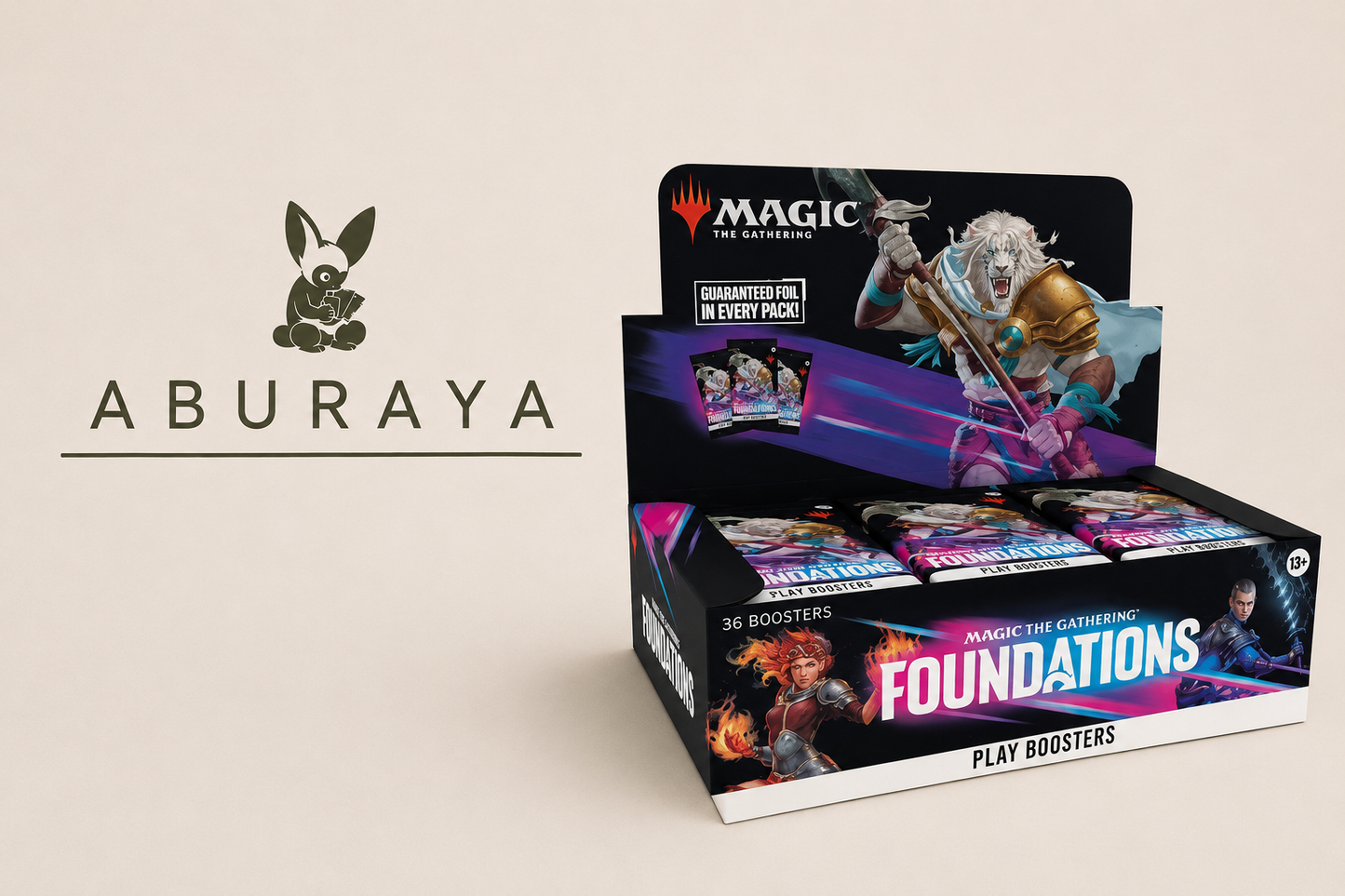 Magic the Gathering Foundations Play-Booster Display (36) - Englisch