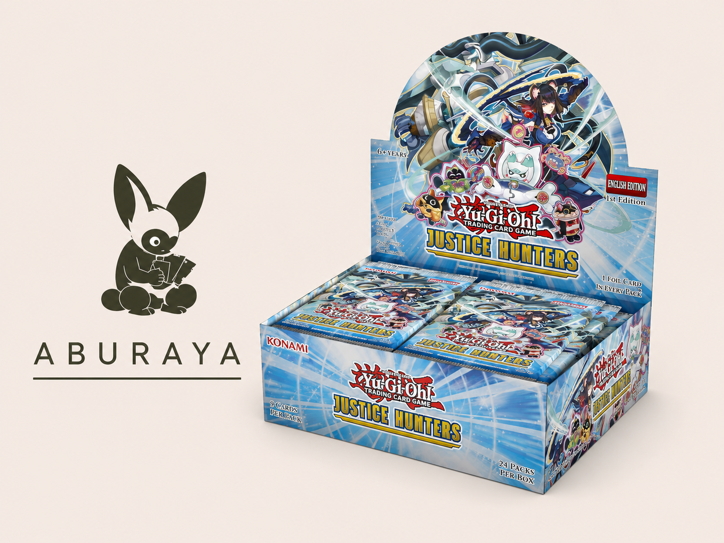Yu-Gi-Oh! TCG Justice Hunters Booster Display - Deutsch